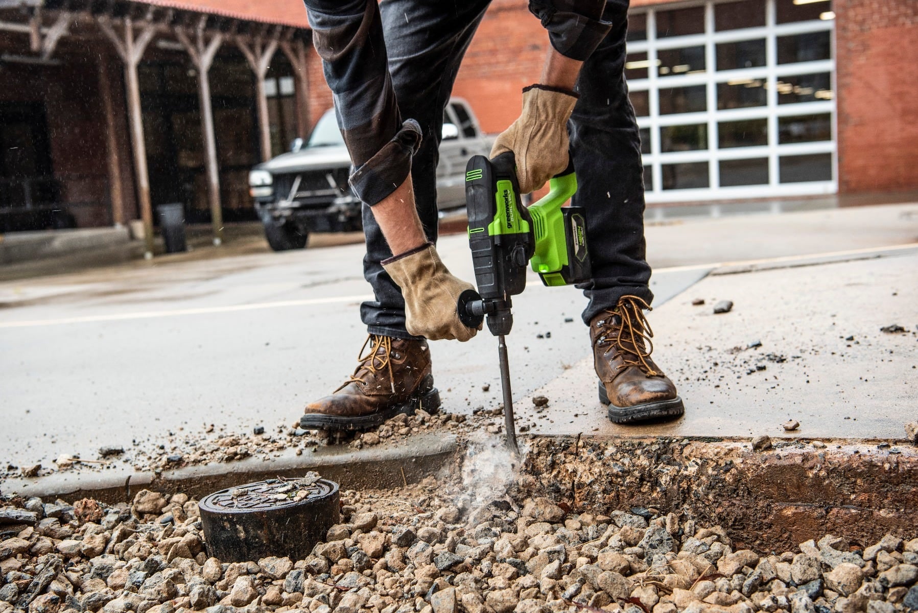 48V/24V Dual-Volt SDS-Plus 2J Rotary Hammer Tool Only | 24BRH1 - Image 10