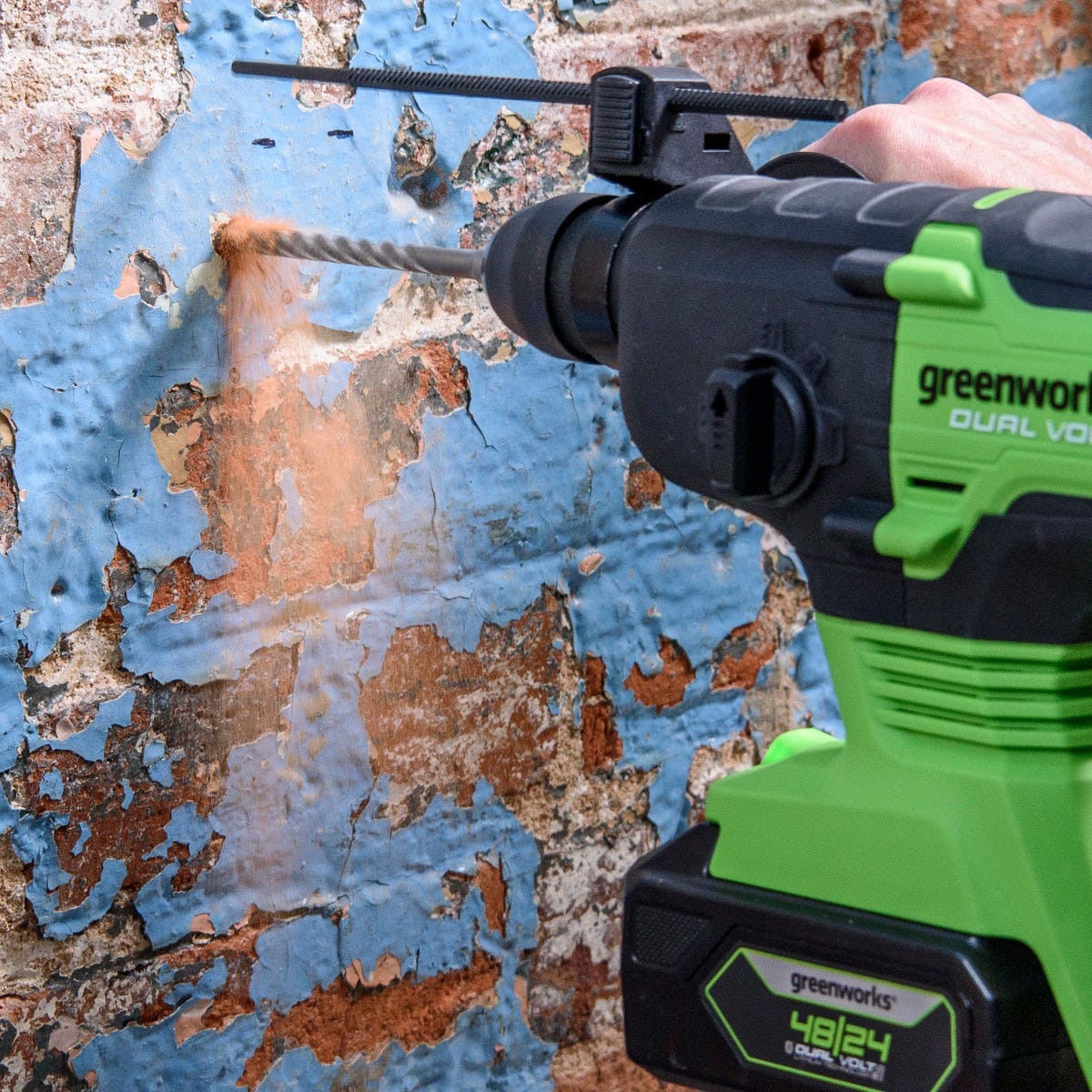 48V/24V Dual-Volt SDS-Plus 2J Rotary Hammer Tool Only | 24BRH1 - Image 14