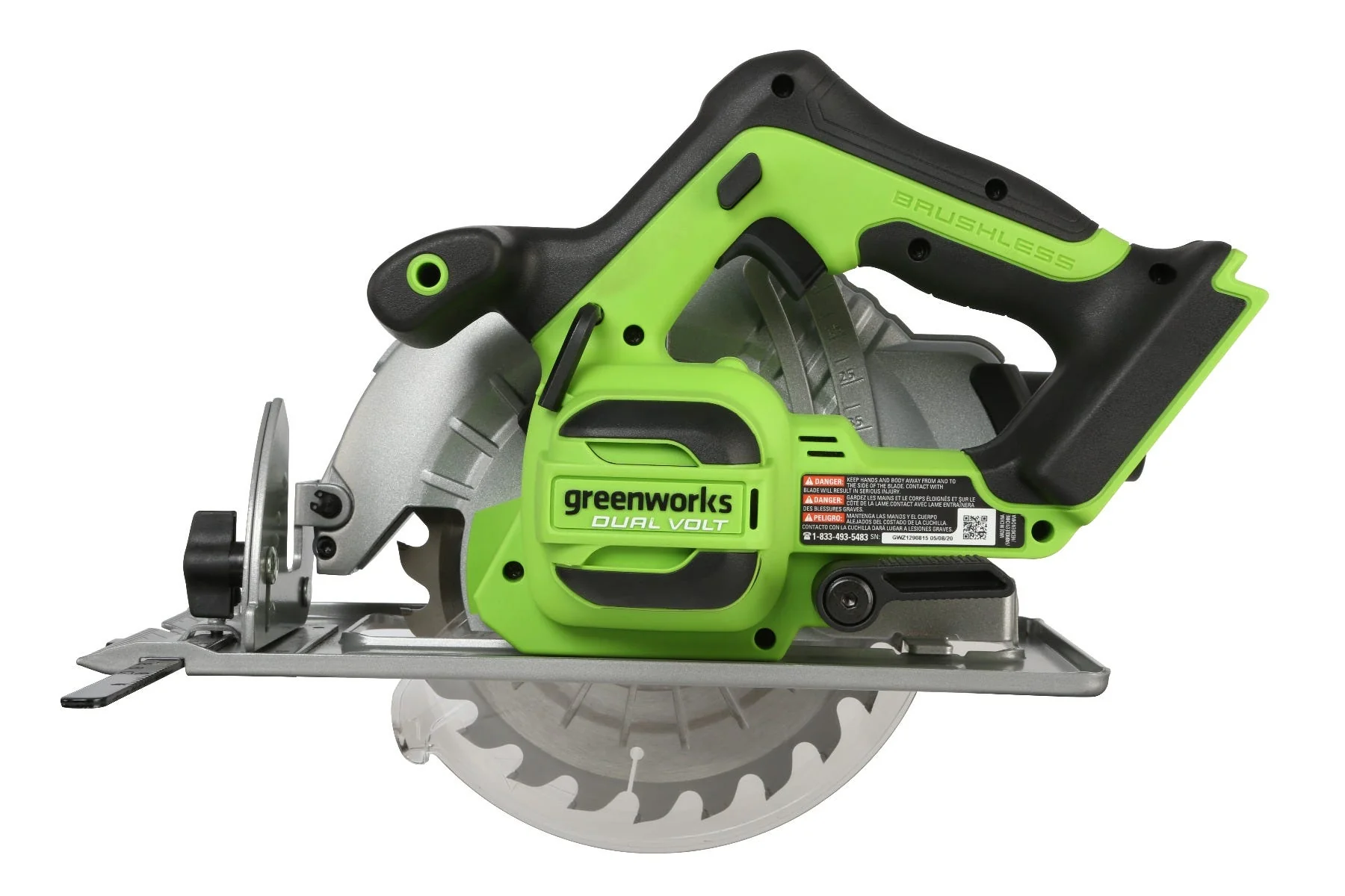 48V/24V Dual-Volt 7-1/4" Circular Saw Tool Only | 24CS45 - Image 9