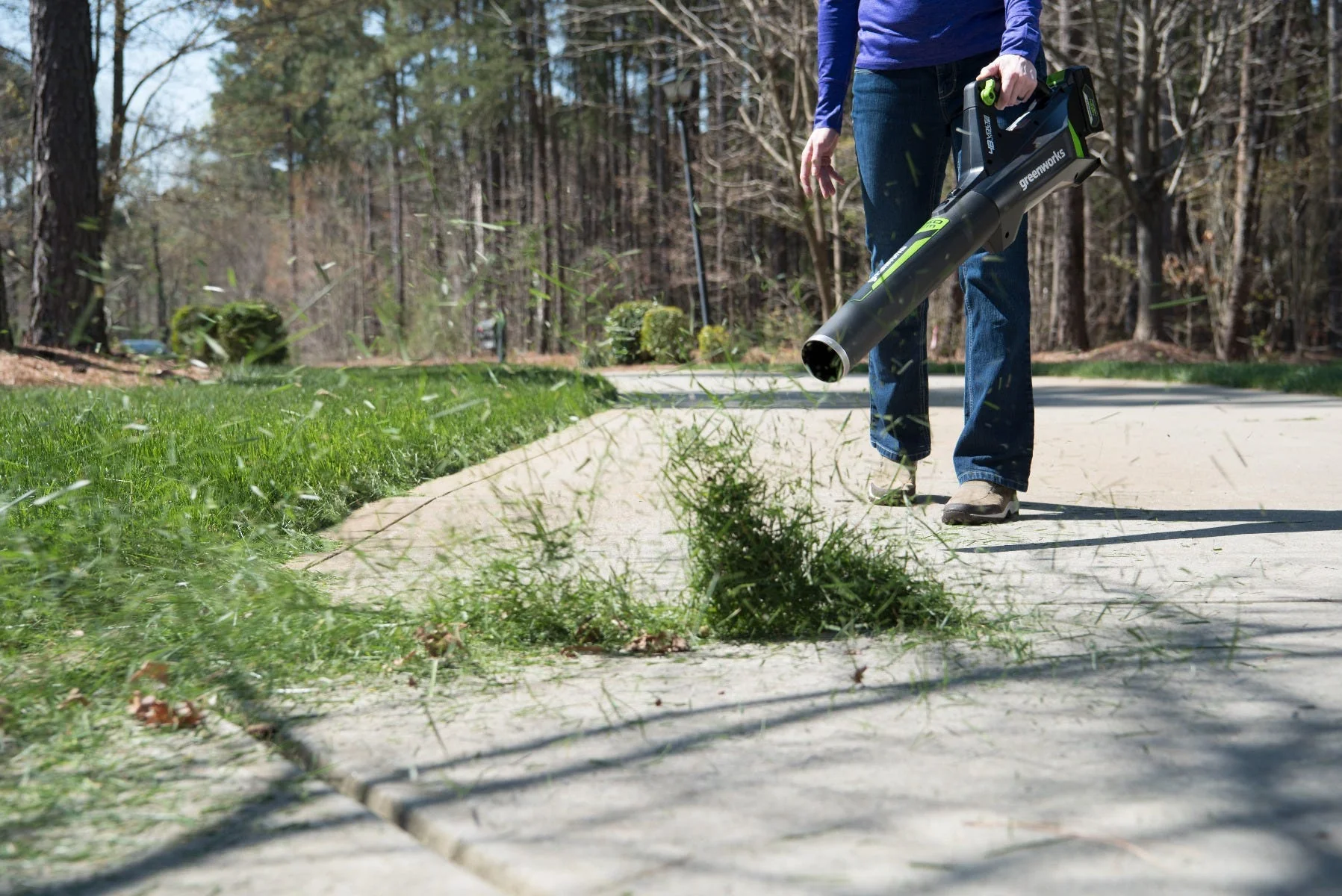 48V/24V 450 CFM Dual-Volt Axial Blower with Battery and Charger | 48B450 - Image 9