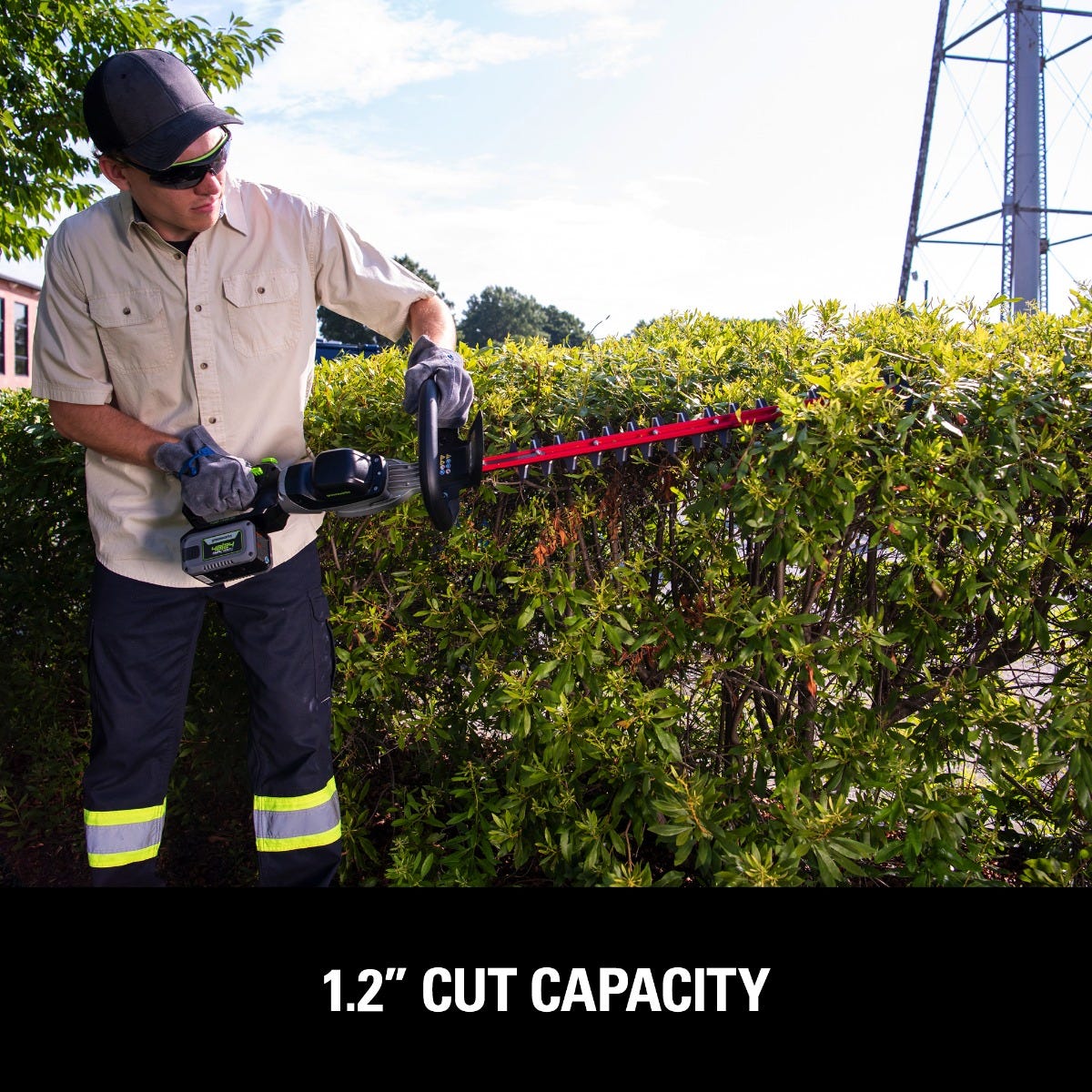 48-Volt 26" Hedge Trimmer with Battery and Charger | 48HT26 - Image 6