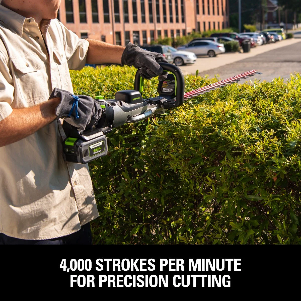 48-Volt 26" Hedge Trimmer with Battery and Charger | 48HT26 - Image 7