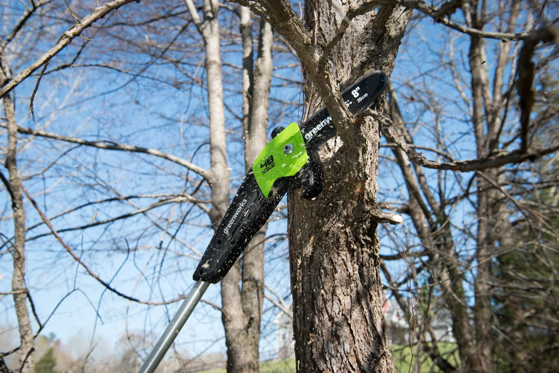 48V/24V Dual-Volt 8" Pole Saw with Battery and Charger | 48PS8 - Image 10