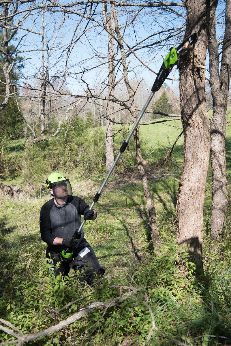 48V/24V Dual-Volt 8" Pole Saw with Battery and Charger | 48PS8 - Image 9