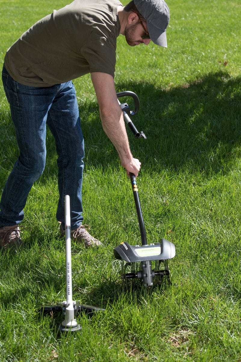 48V/24V Dual-Volt 16" String Trimmer with Battery and Charger | 48T16 - Image 4