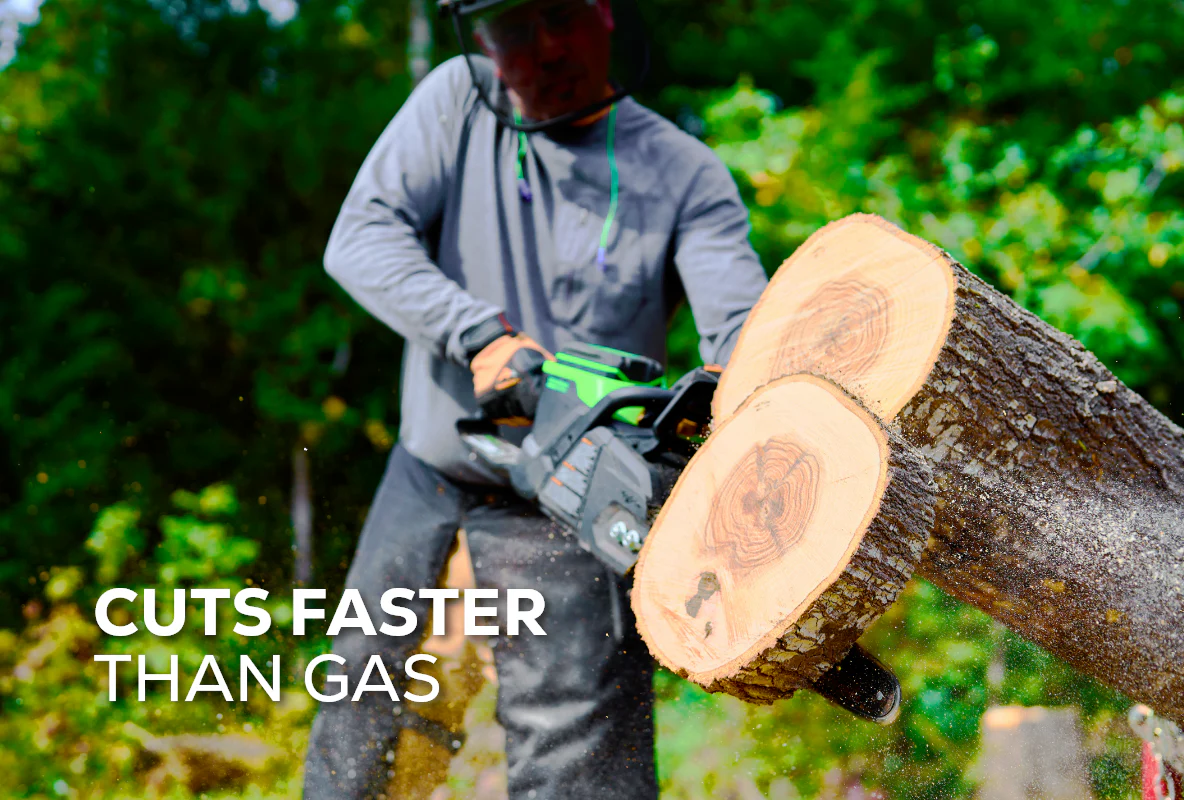 82V 16" 2.4kW Chainsaw with 4Ah Battery and Dual Port Charger | 82CS24-4DP - Image 3