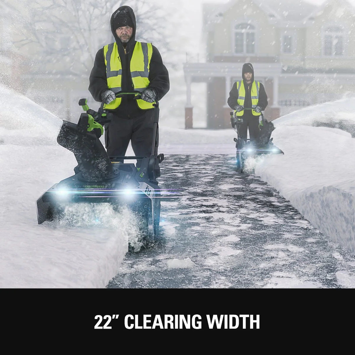 82V 22" Snow Thrower with 5Ah Battery and Dual Port Charger | 82SN22-5DP - Image 4