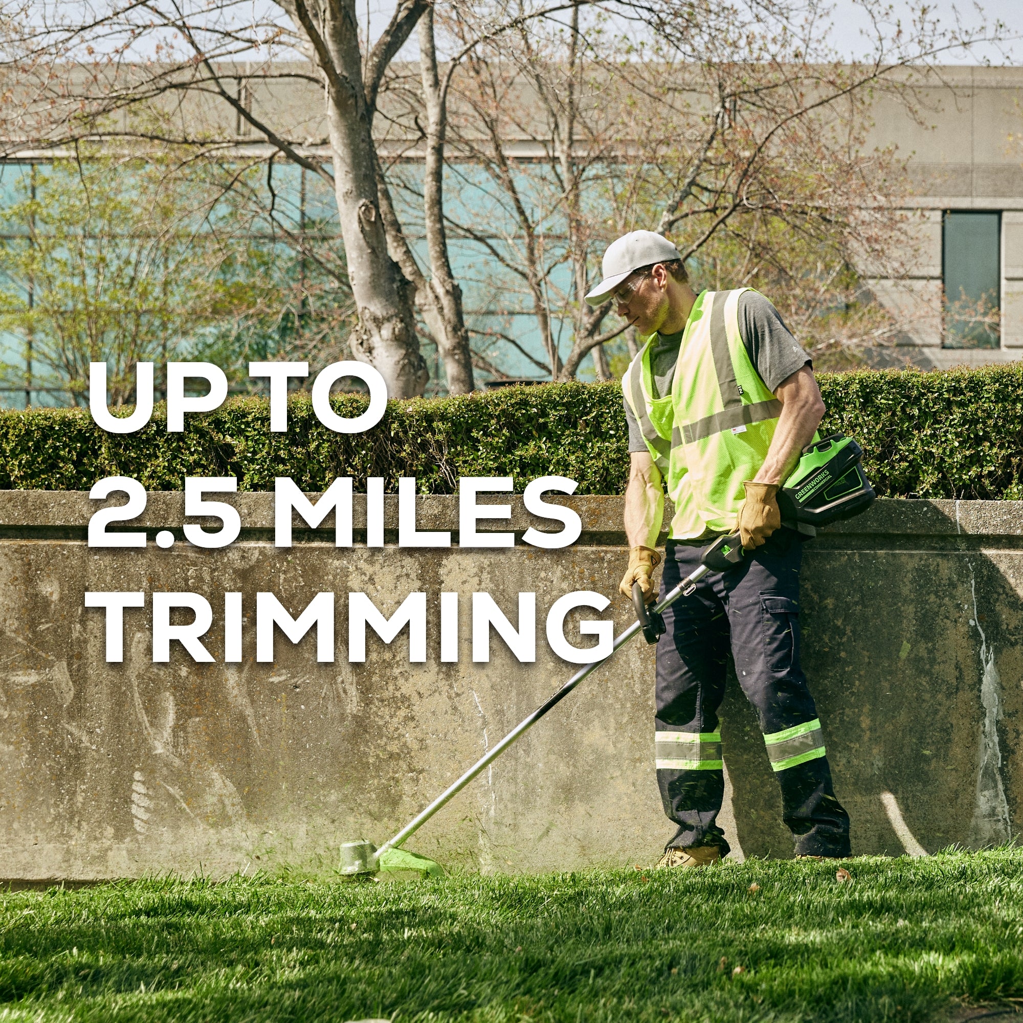 82V 1.5kW String Trimmer with 4Ah Battery and Dual Port Charger (82ST15-4DP) - Image 3