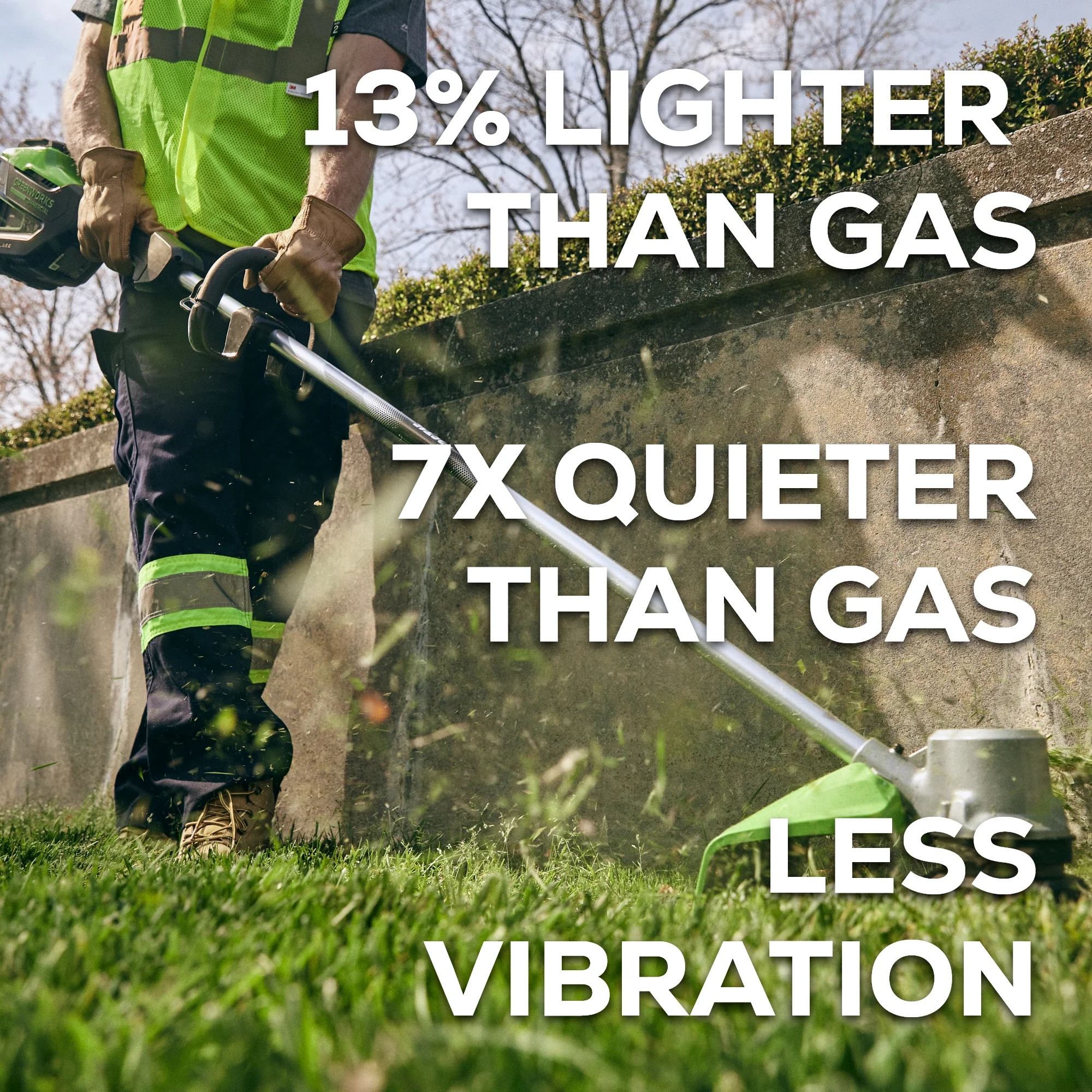 82V 1.5kW String Trimmer with 4Ah Battery and Dual Port Charger (82ST15-4DP) - Image 4