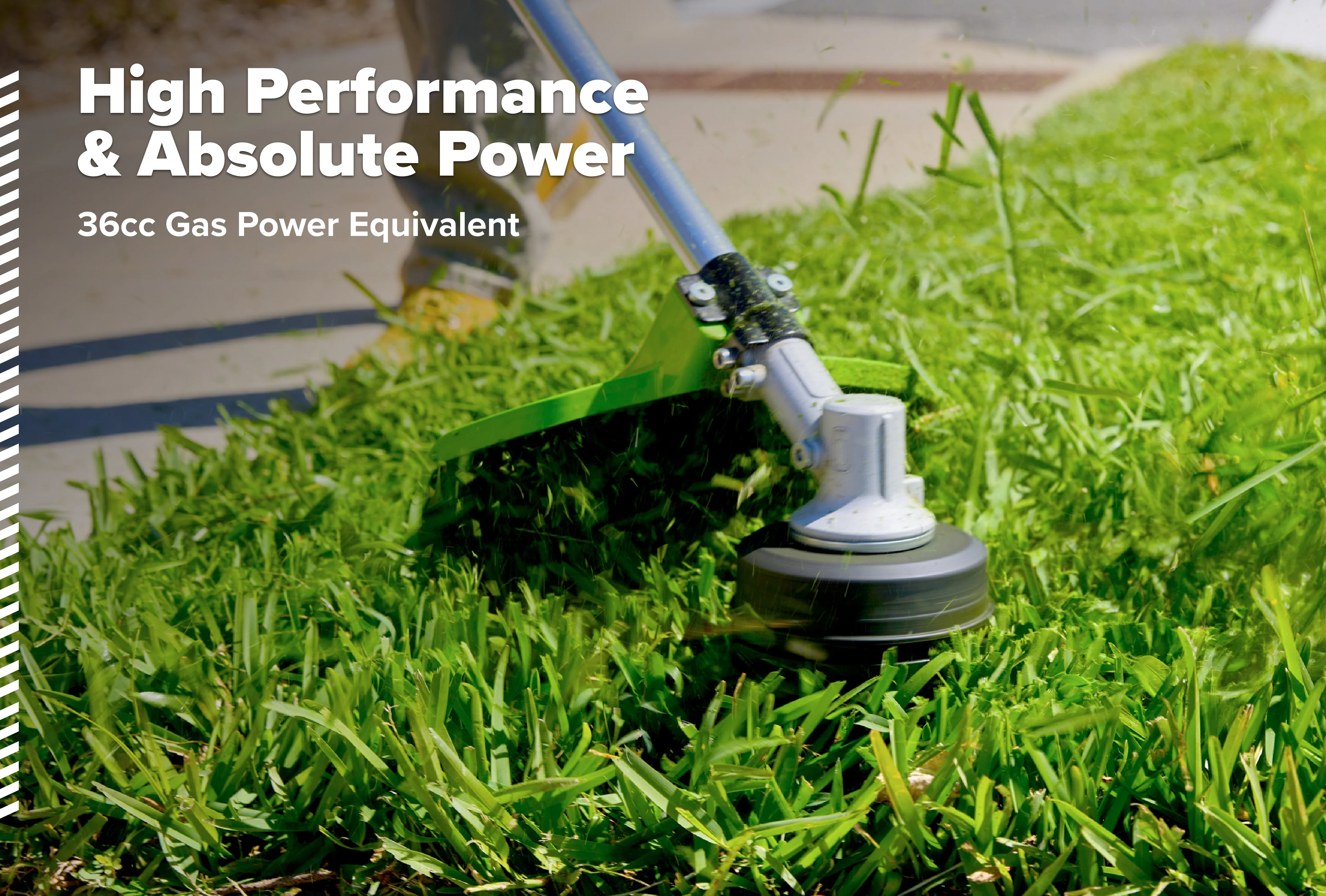 82V OPTIMUS 1.6kW 17" String Trimmer With (1) 4 Ah Battery and Dual Port Charger | ST161-4DP - Image 4