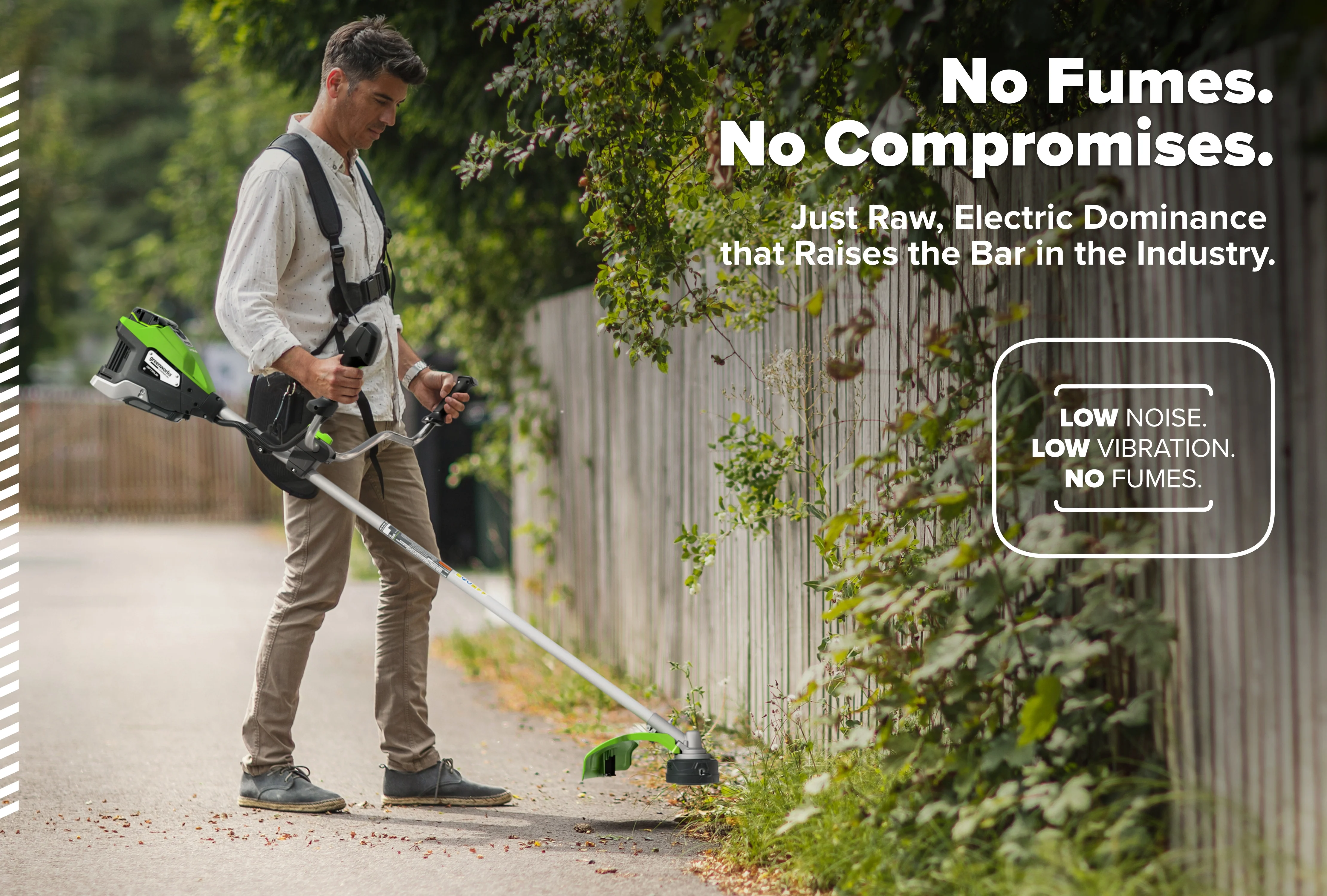 82V OPTIMUS 2.0kW 18" String Trimmer Brush Cutter | TB201H - Image 7