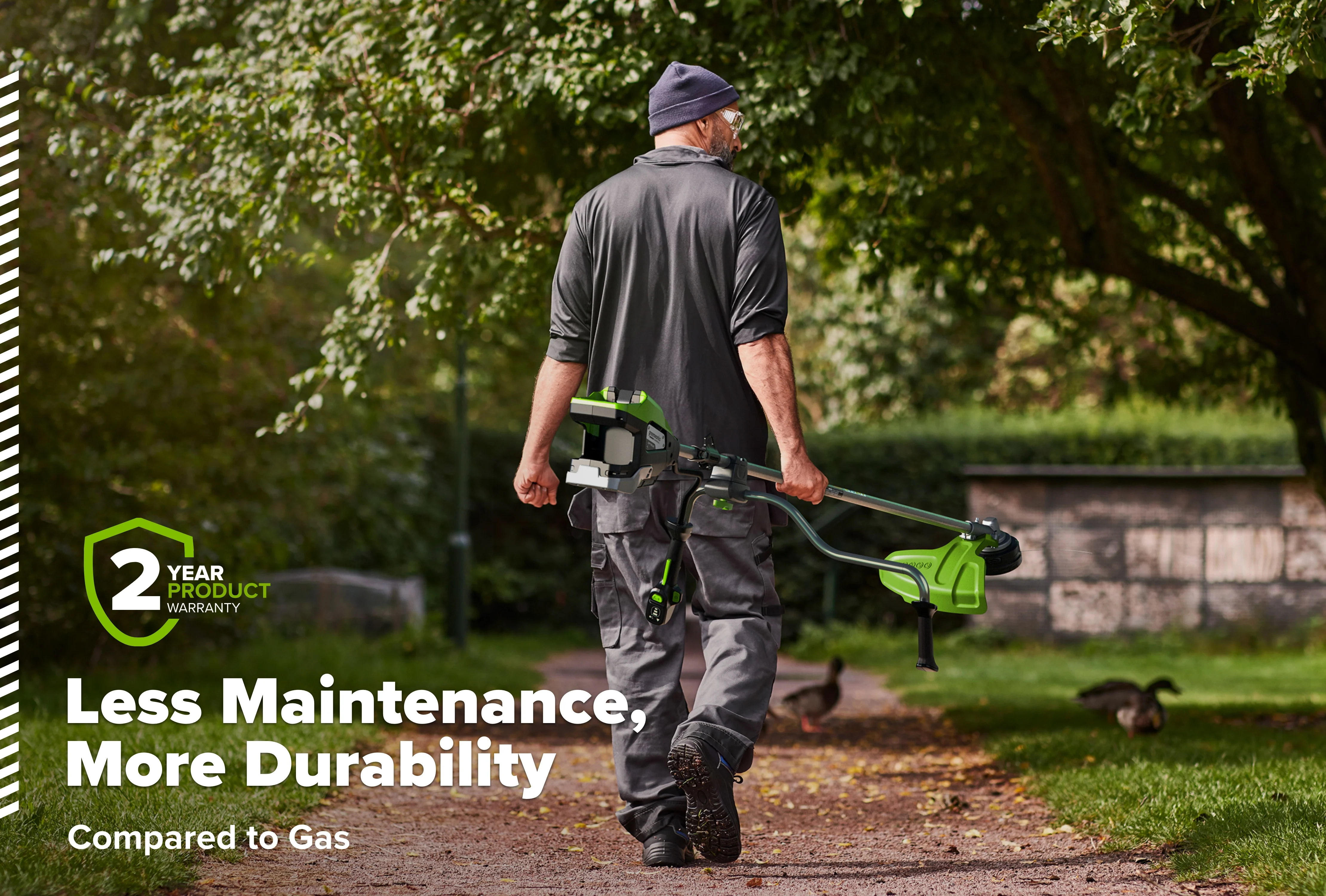 82V OPTIMUS 2.0kW 18" String Trimmer Brush Cutter | TB201H - Image 8