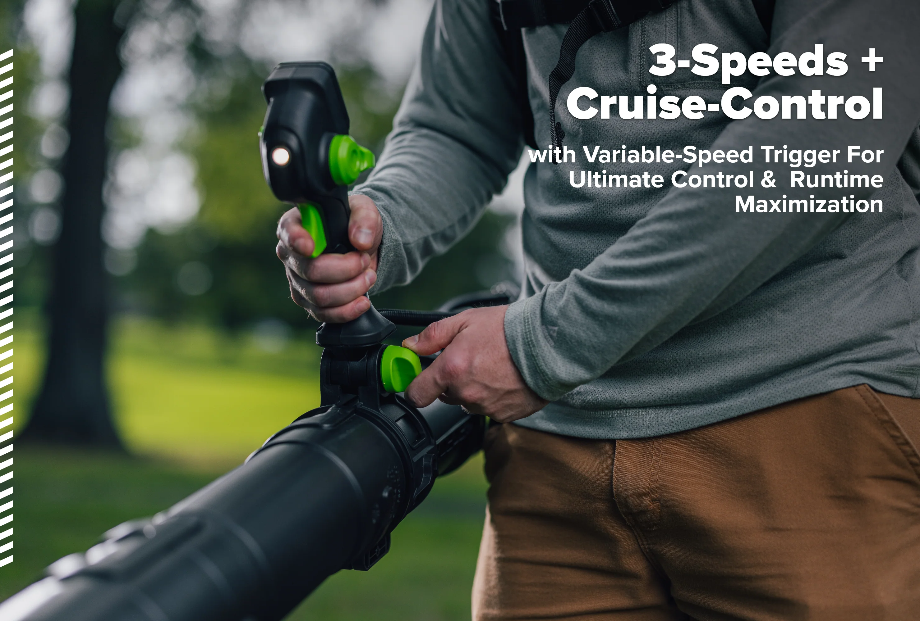 82V OPTIMUS 36N Dual-Port Backpack Blower with (2) 8Ah Batteries and Dual Port Charger | BB361-82DP - Image 6