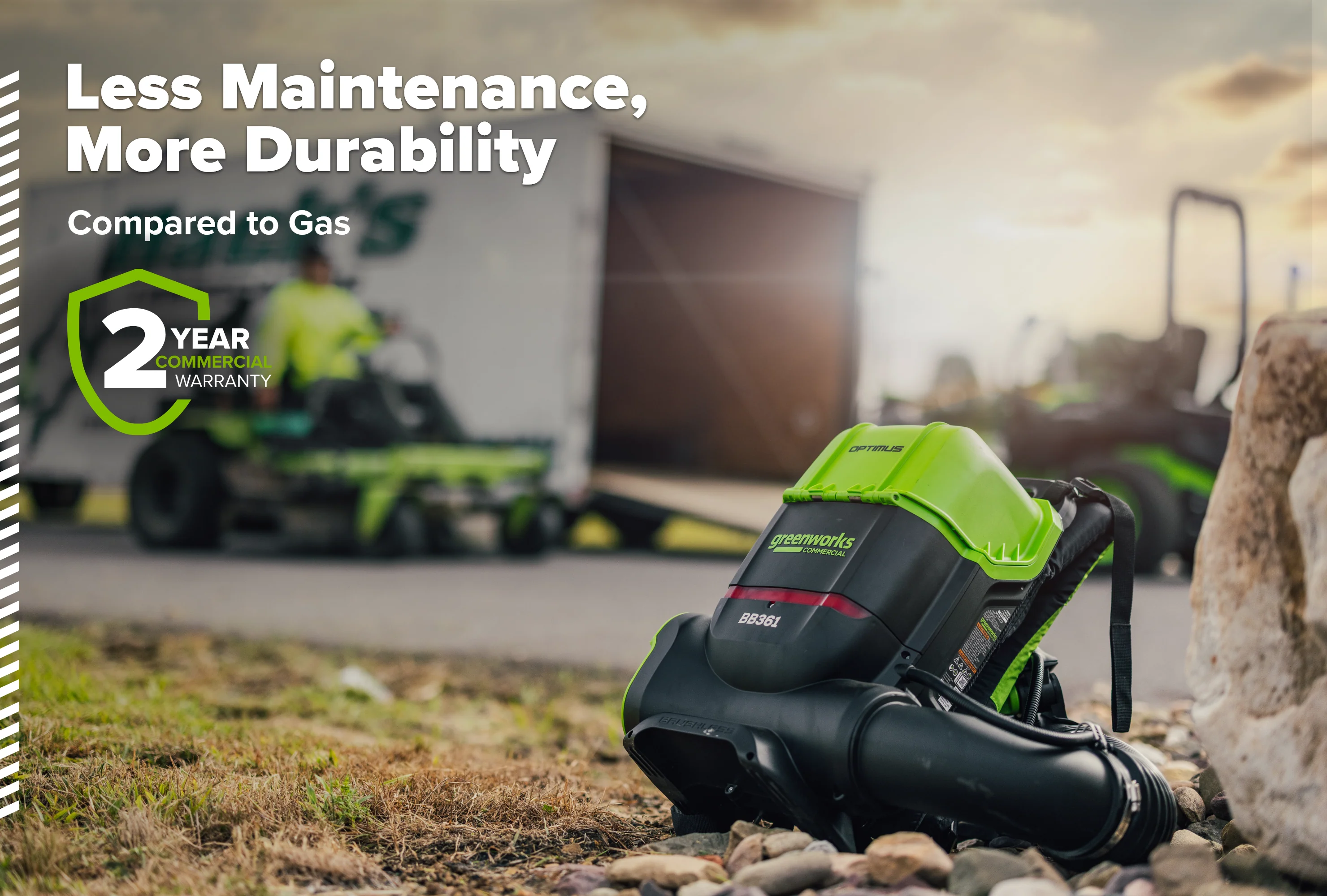 82V OPTIMUS 36N Dual-Port Backpack Blower with (2) 8Ah Batteries and Dual Port Charger | BB361-82DP - Image 9