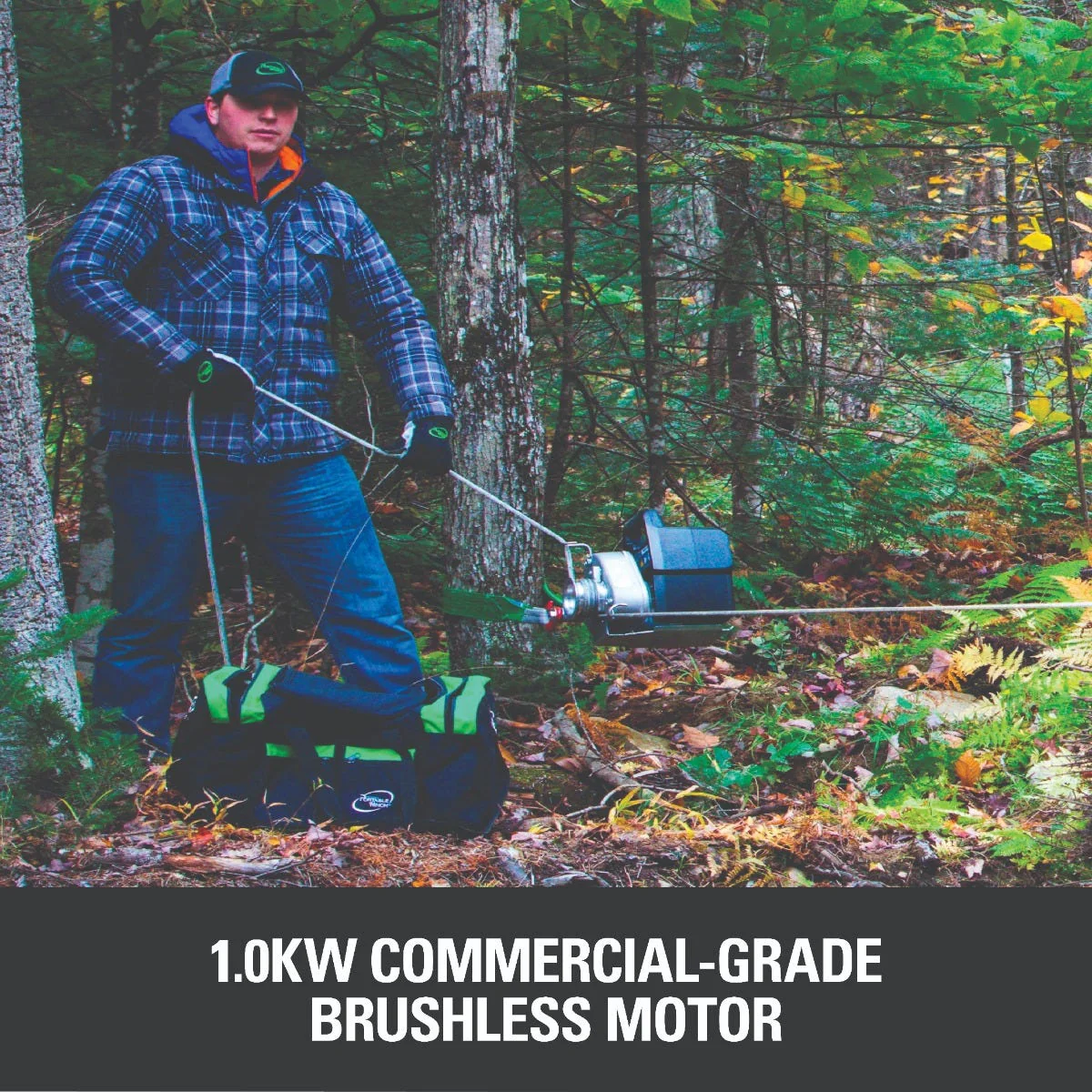 82V Battery Powered Portable Winch Tool Only | 82W1 - Image 5