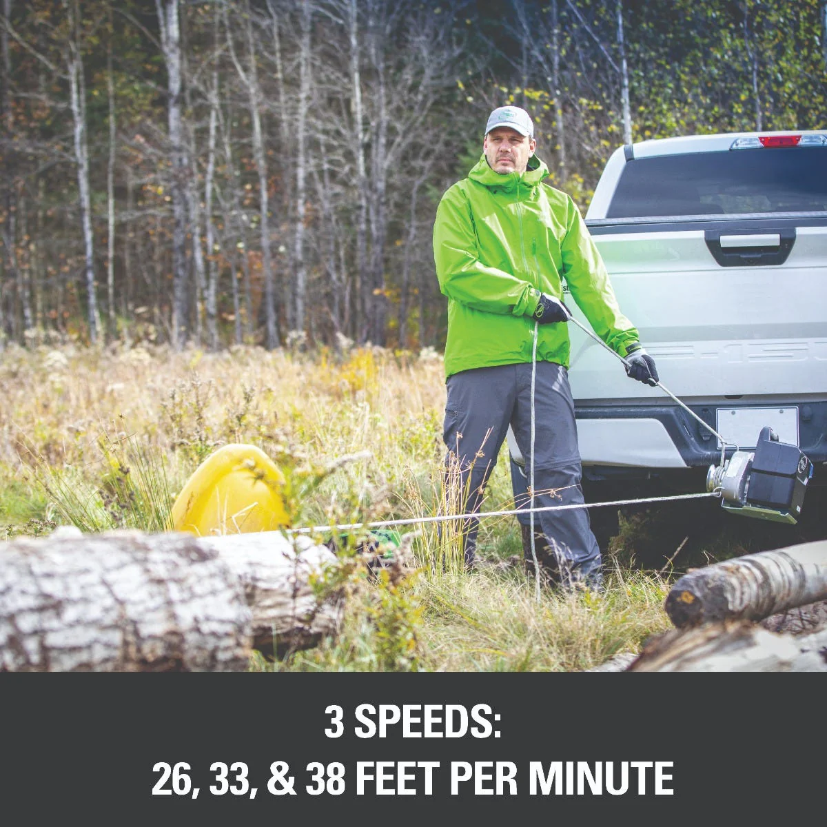 82V Battery Powered Portable Winch Tool Only | 82W1 - Image 6