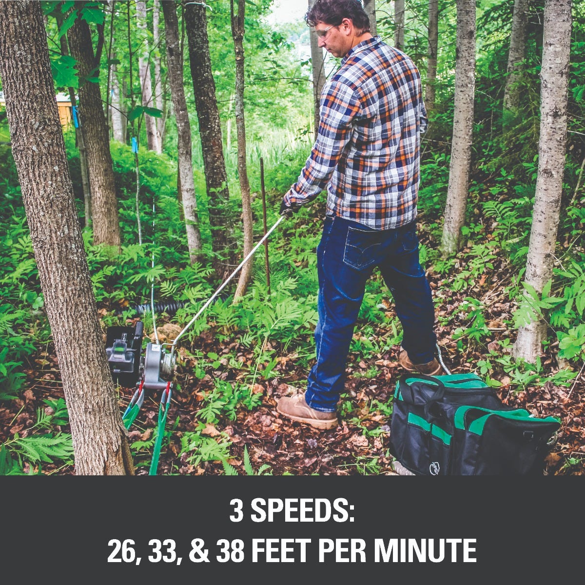 82V Battery Powered Portable Winch Kit Tool Only + Accessories | 82W1MK - Image 8