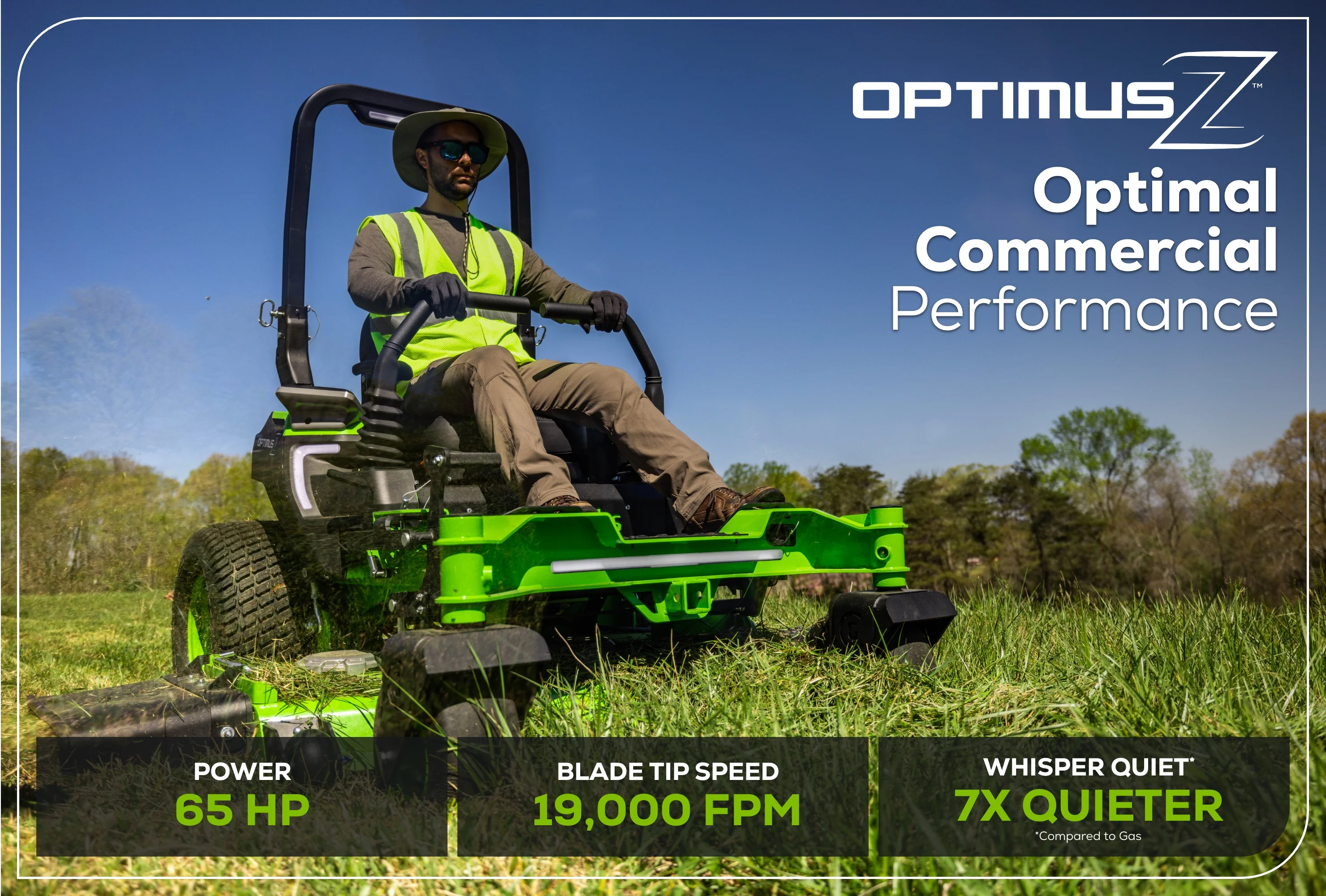 OptimusZ 60” 24kWh Ride-On Zero-Turn Mower | CZ60R24X - Image 3