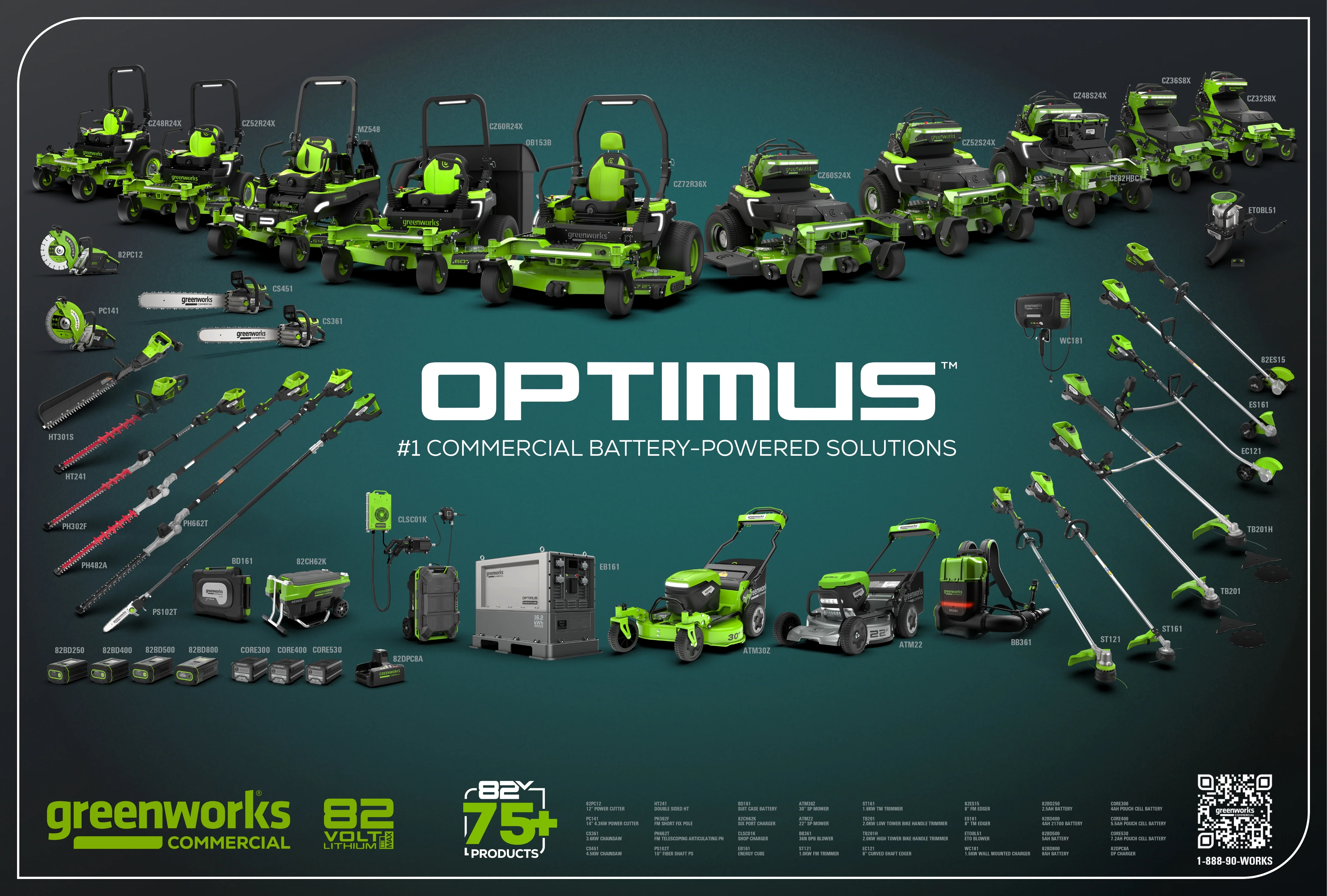 82V OPTIMUS 1.6 kW Attachment-Capable Powerhead | OAS161 - Image 15