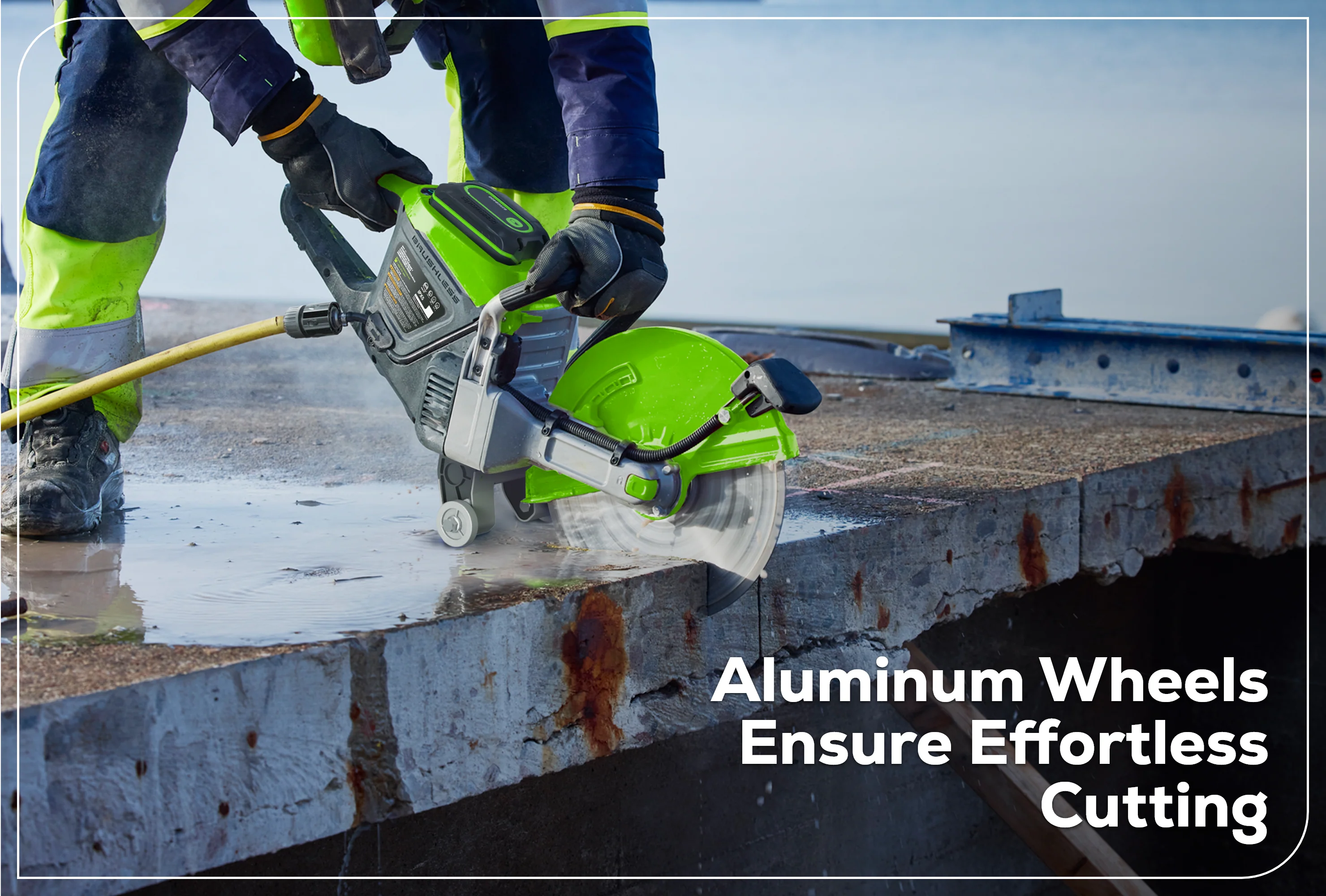 82V OPTIMUS 14" Power Cutter with CORE530 Battery and Dual Port Charger | PC141-C5DP - Image 15