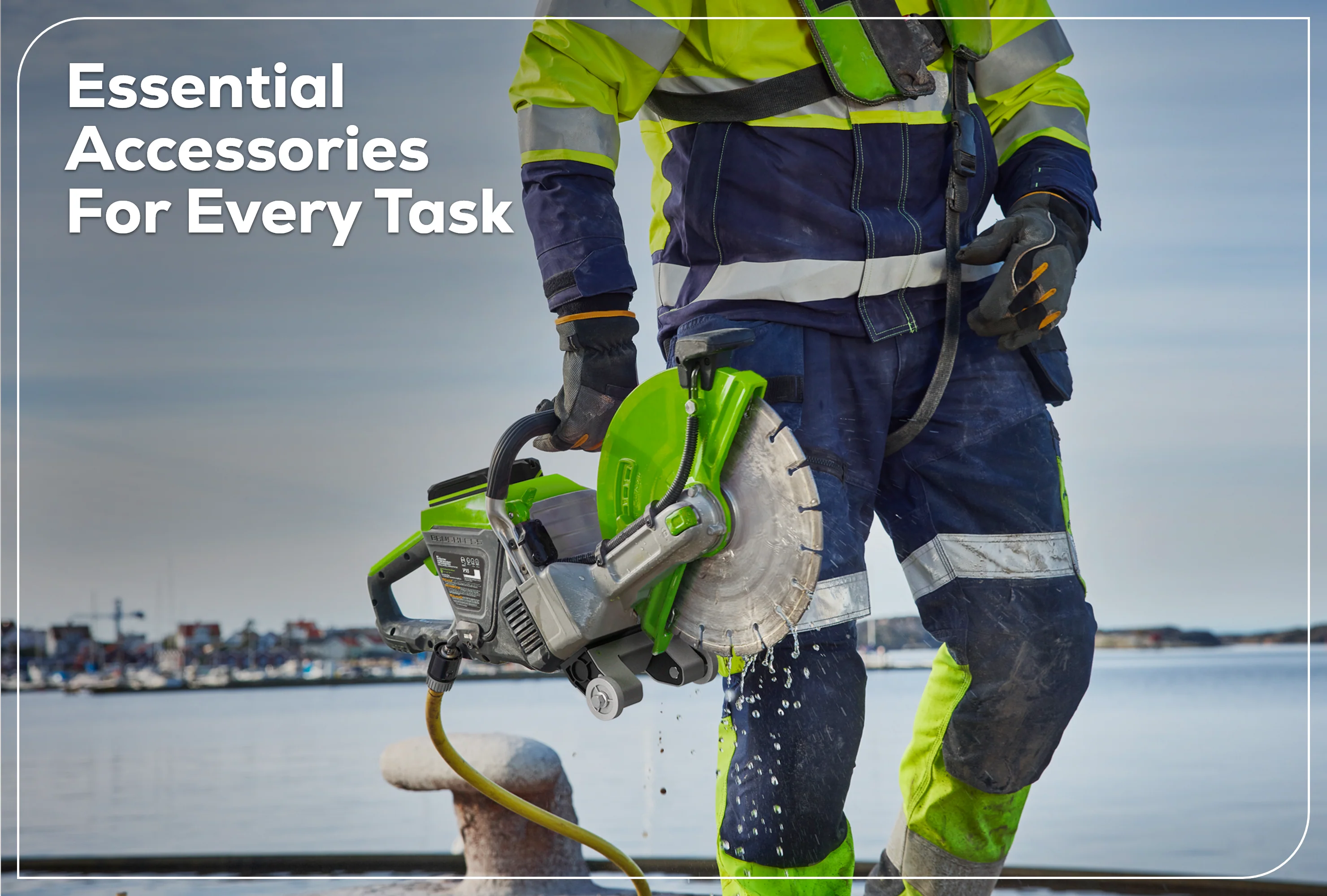 82V OPTIMUS 14" Power Cutter with CORE530 Battery and Dual Port Charger | PC141-C5DP - Image 16