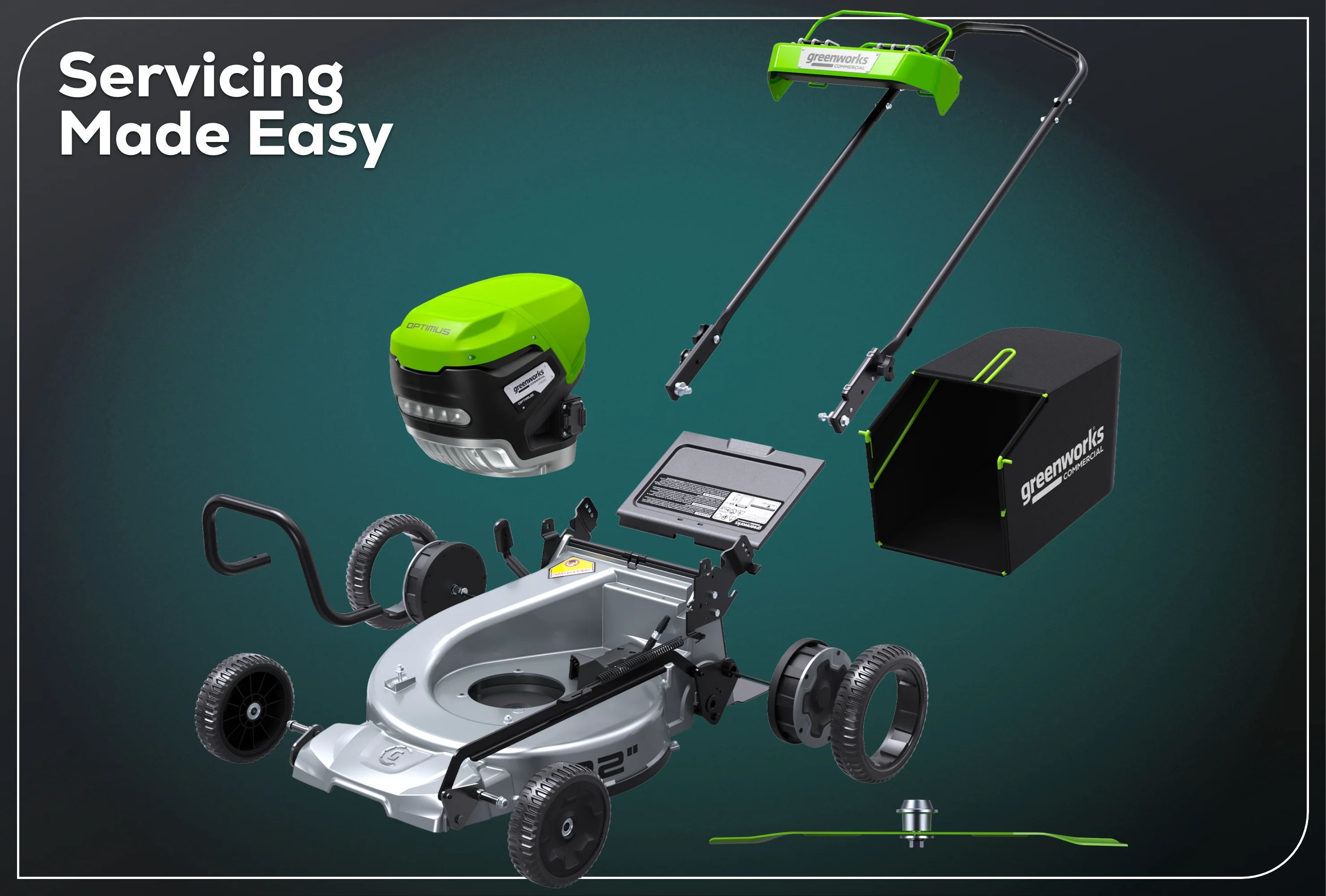 82V OPTIMUS ATM 22” Self-propelled Mower | ATM22A - Image 8