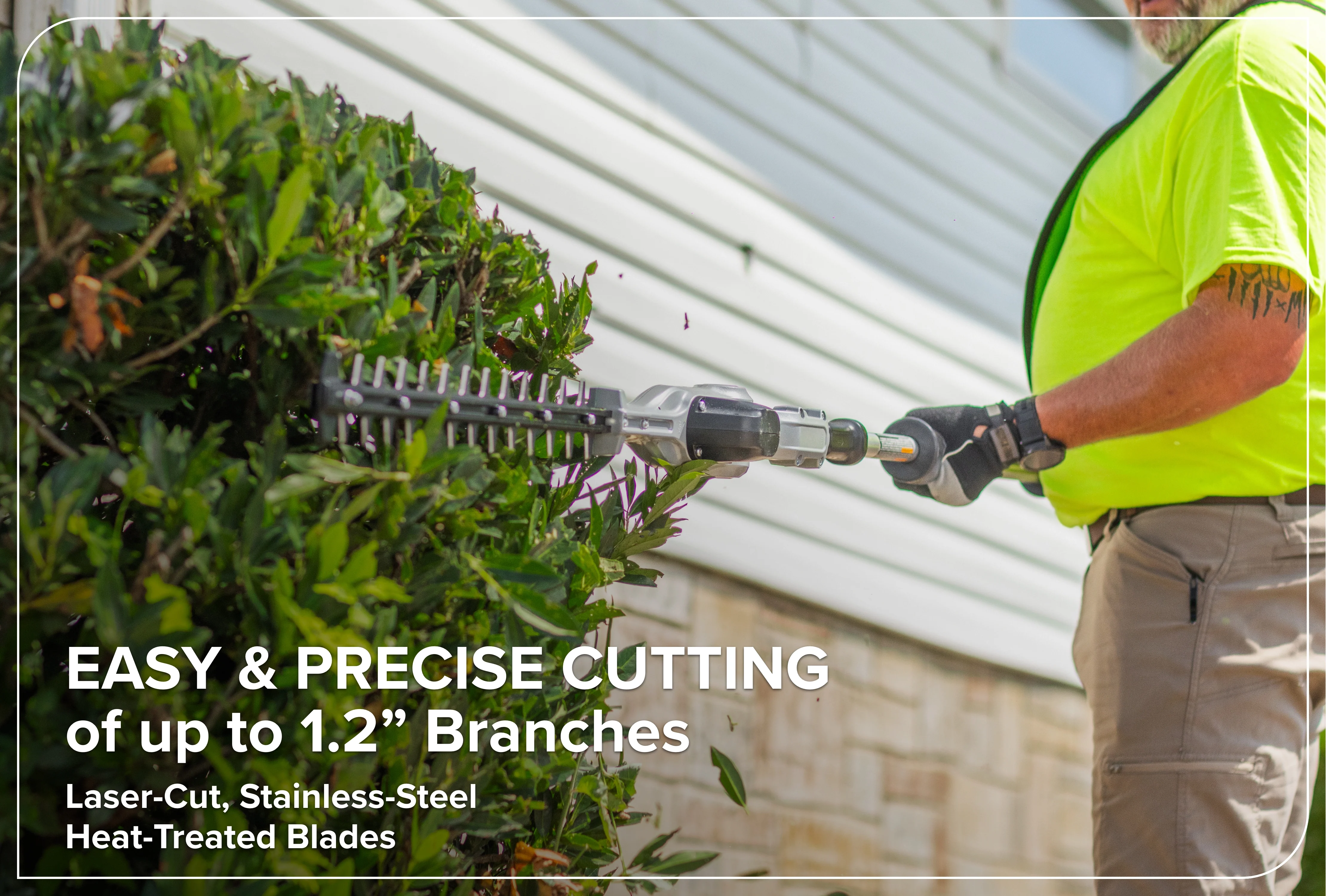 82V OPTIMUS 20" Mid-Pole Articulating Hedge Trimmer | PH482A - Image 7