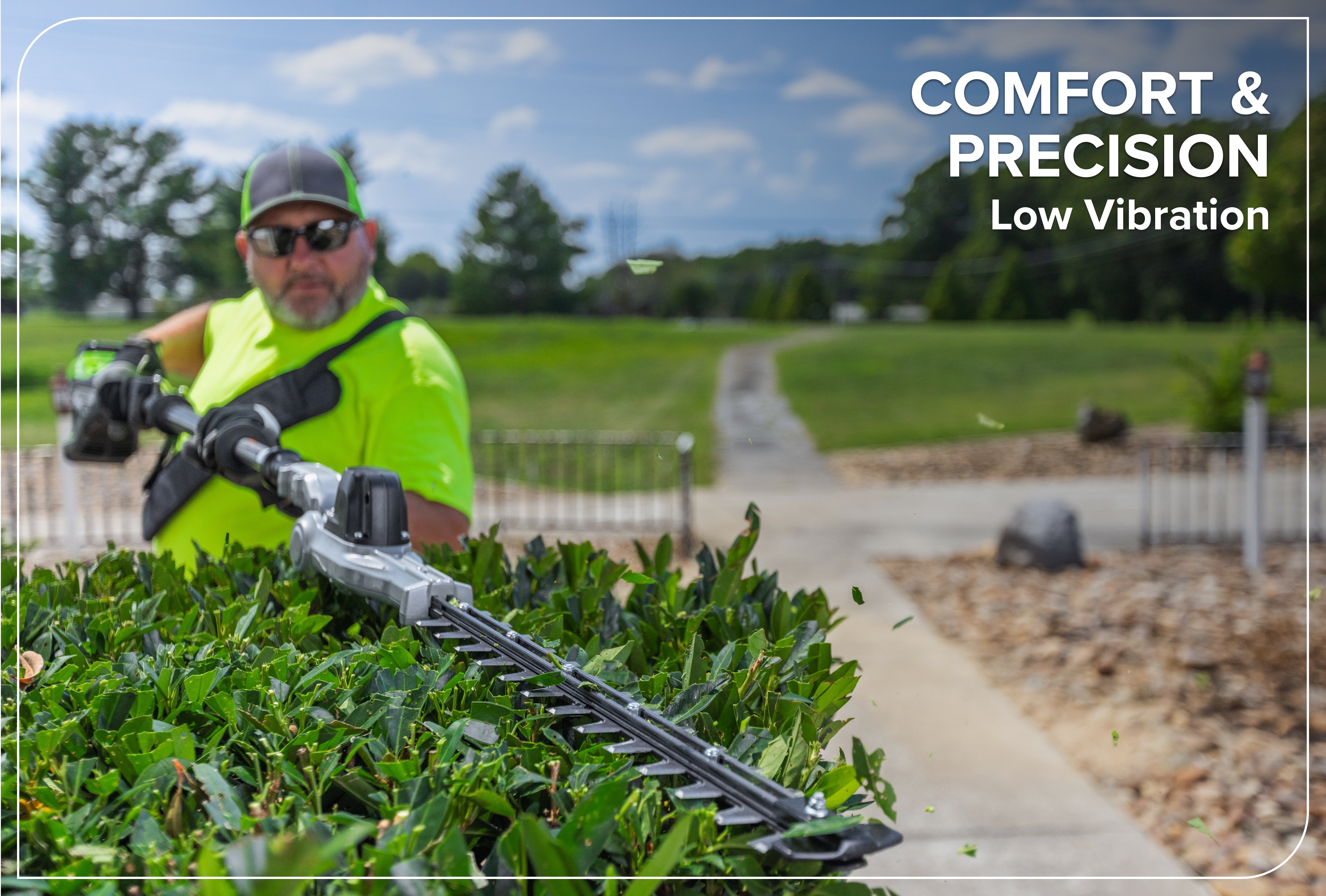 82V OPTIMUS 20" Mid-Pole Articulating Hedge Trimmer with (1) Core300 and Dual Port Charger | PH482A-C3DP - Image 5