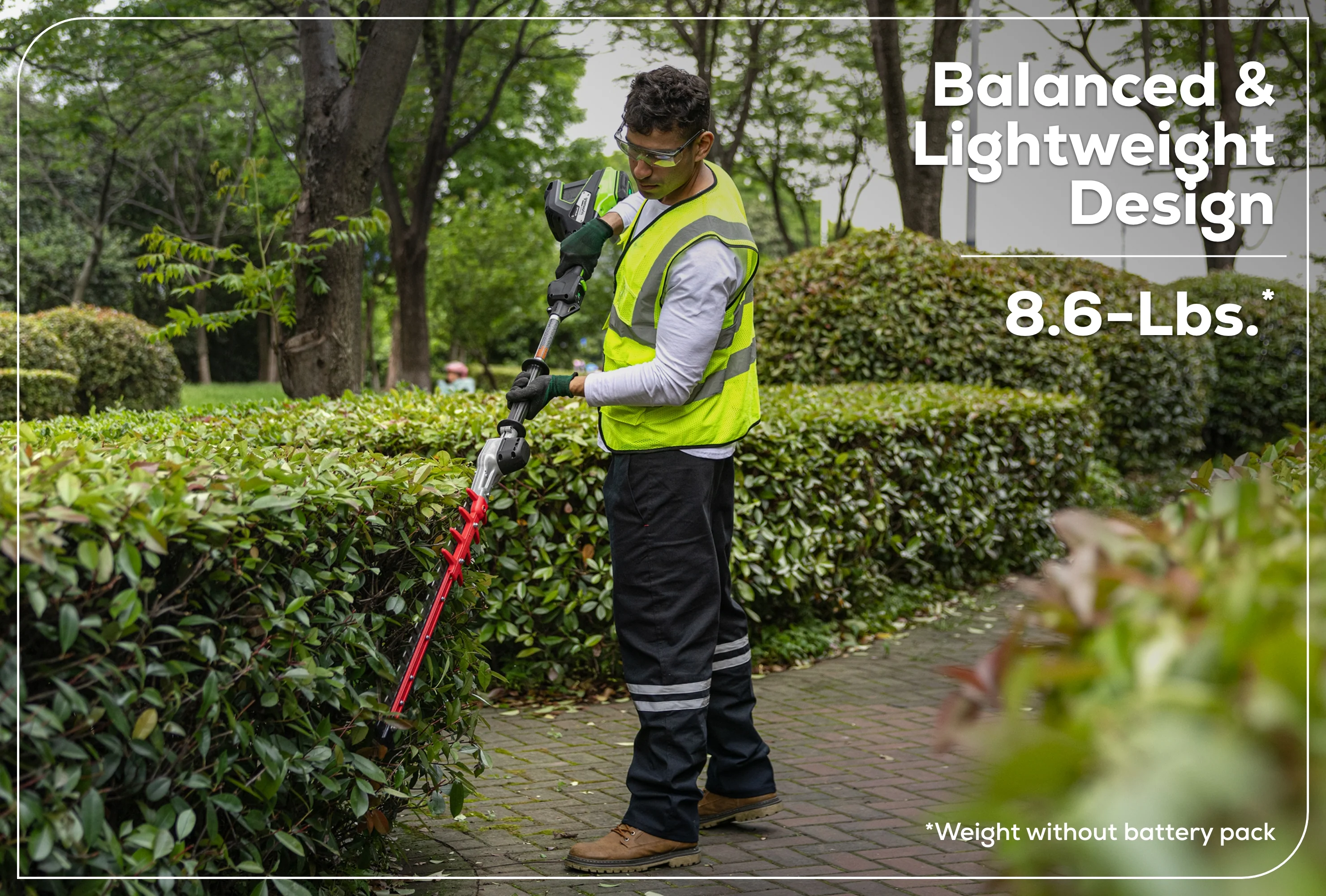 82V OPTIMUS 24" Short-Pole Hedge Trimmer | PH302F - Image 5