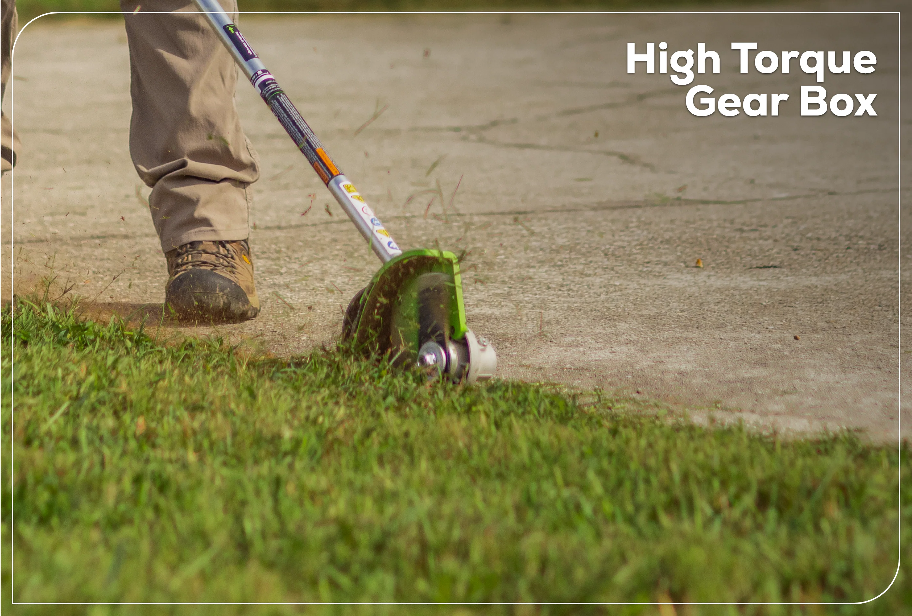 82V OPTIMUS 8" 1.6kW Straight Shaft Edger | ES161 - Image 7