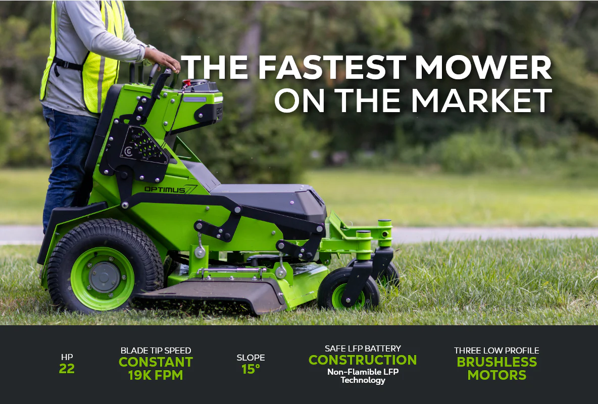 OptimusZ 36" 8kWh Stand-On Zero Turn Mower | CZ36S8X - Image 6