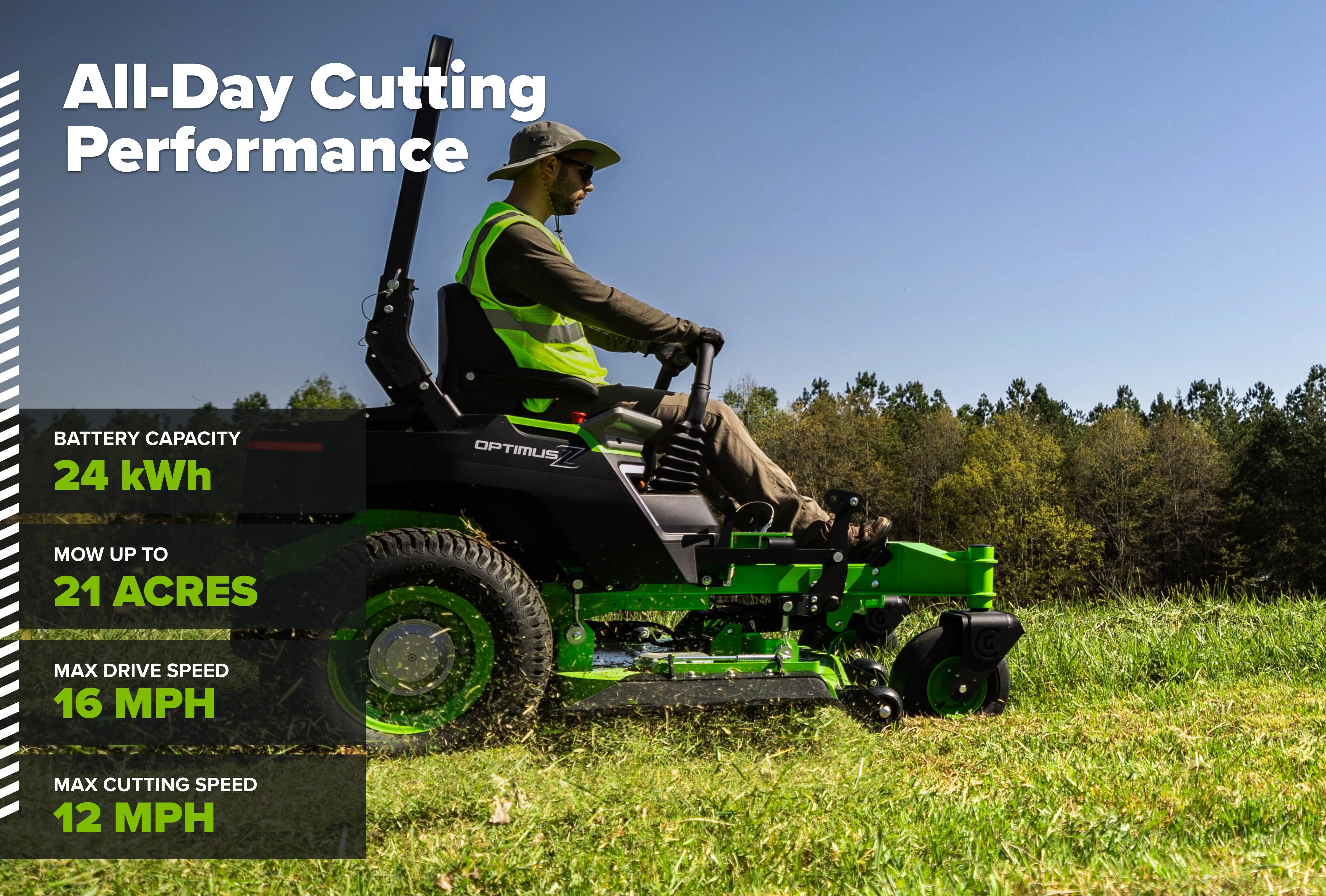 OptimusZ Series 9 52" Ride-on ZTR - 24 kWh | OZ952 - Image 3