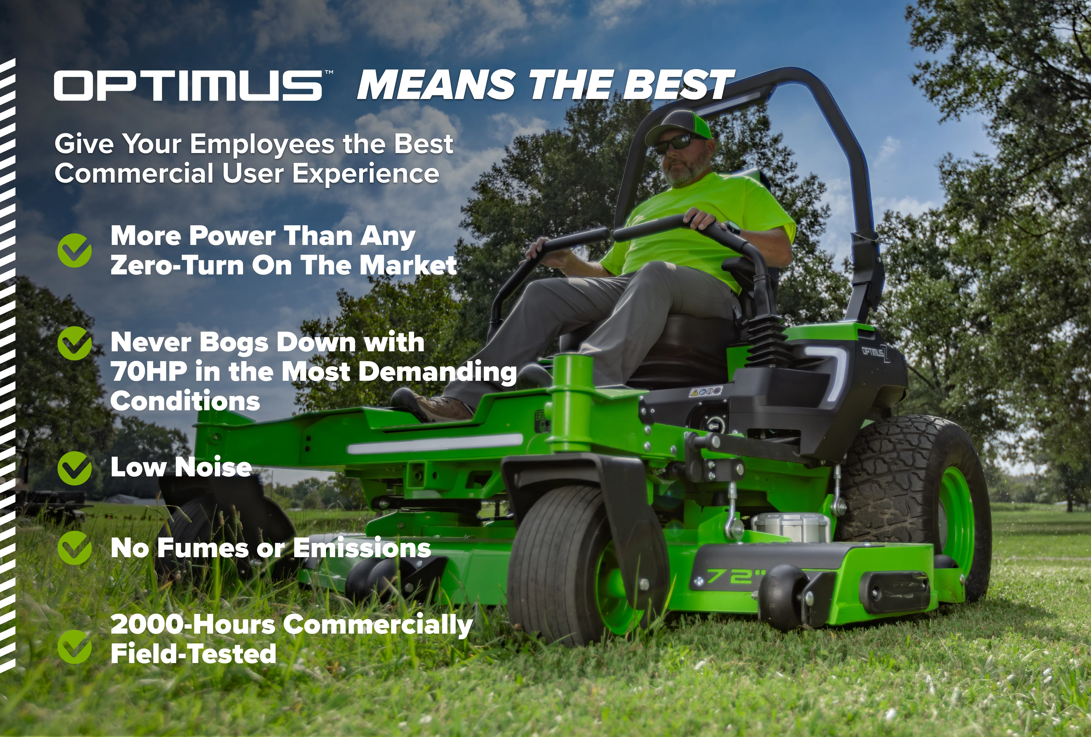 OptimusZ Series 9 72" (Side Discharge) Ride-on ZTR - 36 kWh | OZ972 - Image 13